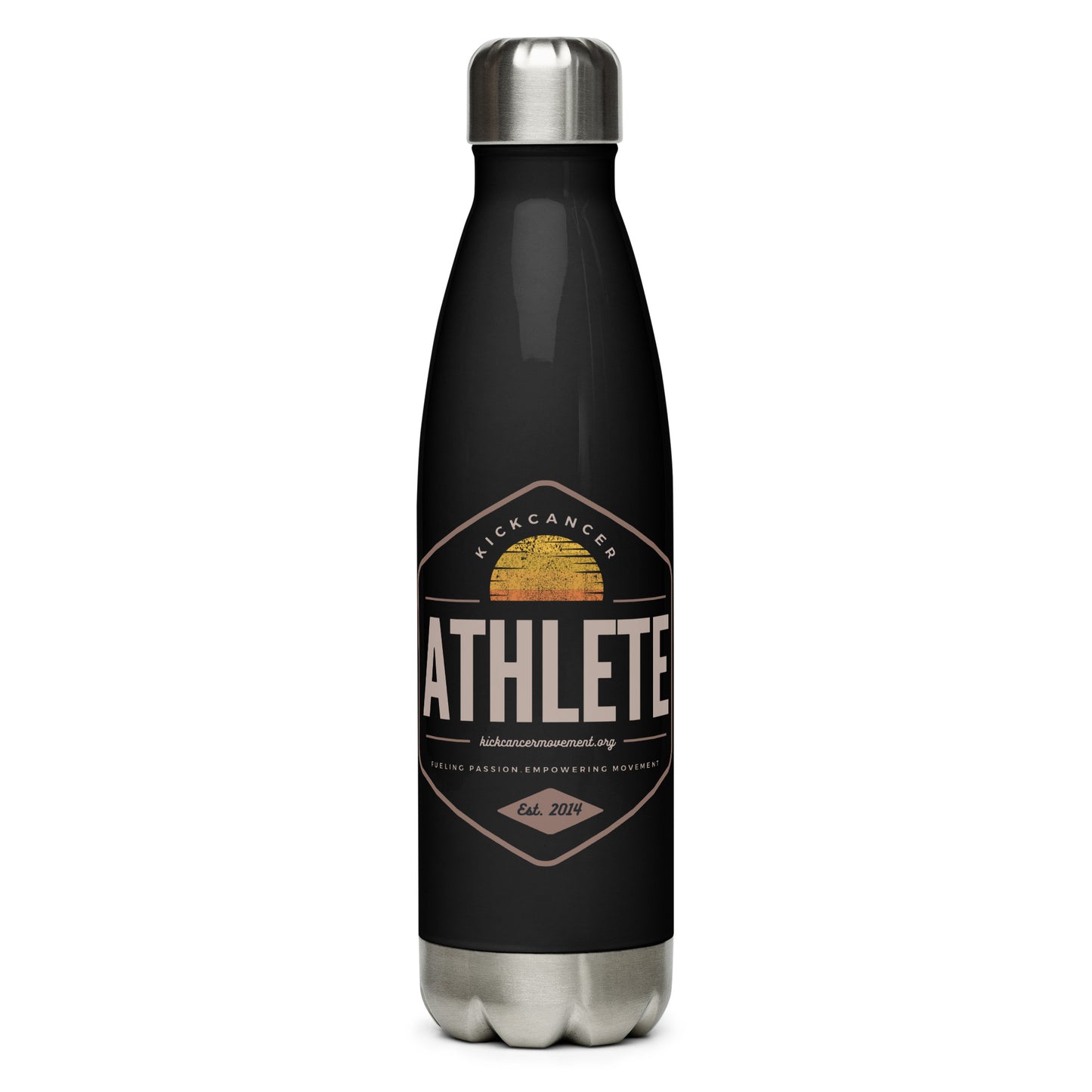 KICKcancER Athlete Stainless steel water bottle