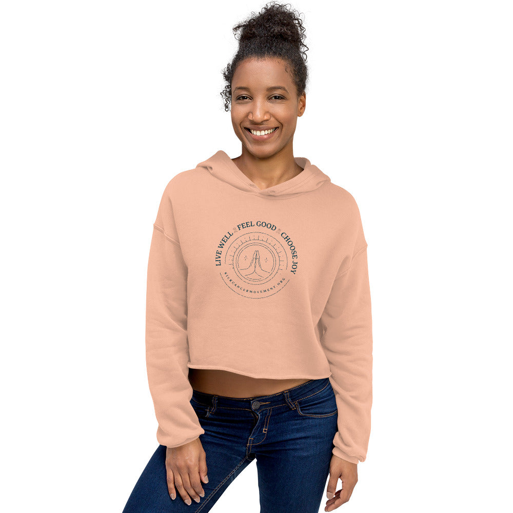 Live Well Crop Hoodie