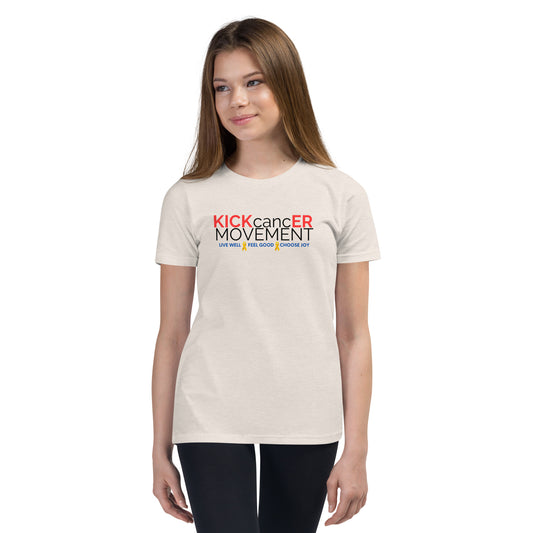 KICKcancER Youth Short Sleeve T-Shirt